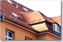 Steildach mit Ziegeldeckung